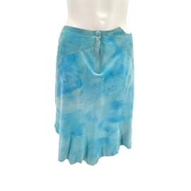 Balmain-BALMAIN  Skirts T.fr 38 polyester-Blue