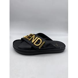 Fendi-FENDI  Sandals T.EU 40 Leather-Black