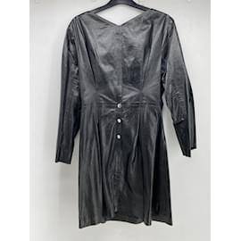 Isabel Marant-ISABEL MARANT Robes T.fr 34 cuir de vachette-Noir