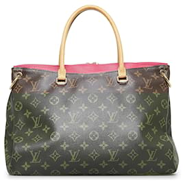 Louis Vuitton-Louis Vuitton Brown Monogram Pallas MM-Brown