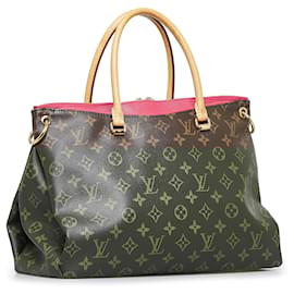 Louis Vuitton-Louis Vuitton Brown Monogram Pallas MM-Brown