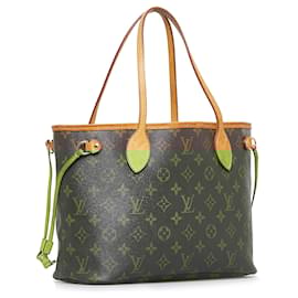 Louis Vuitton-Louis Vuitton Brown Monogram Neverfull PM-Brown