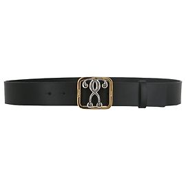 Ceinture point d'interrogation doublée Moschino Noir