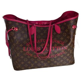 Louis Vuitton Cabas Neverfull GM édition limitée 2013 Fuschia