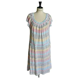 Pierre Cardin-PIERRE CARDIN Vintage polka dot cotton dress T42-Multiple colors