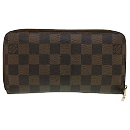 Louis Vuitton-LOUIS VUITTON Damier Ebene Zippy Wallet Long Wallet N41661 LV Auth th3636-Other