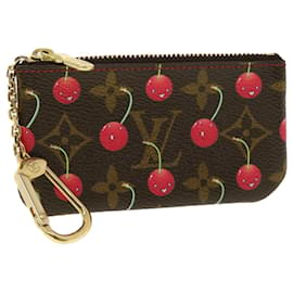 Louis Vuitton-LOUIS VUITTON Monogram Cherry Pochette Cles Coin Purse M95042 LV Auth am4342-Monogram