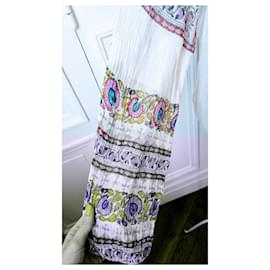 Mes Demoiselles ...-Embroidered tunic by Mes Demoiselles-White,Red