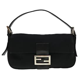 Fendi-Fendi Mamma Baguette Shoulder Bag-Black