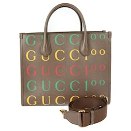 Gucci-Gucci Cabas-Marrom
