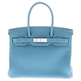 Hermès-Hermès Birkin 30-Blue