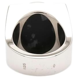 Louis Vuitton LV Onyx Signet Ring, Black, M