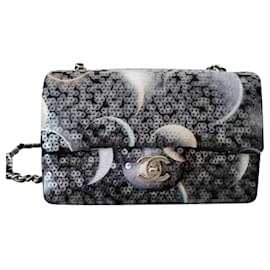 Chanel Sequin Mini Rectangular Black Multiple colors