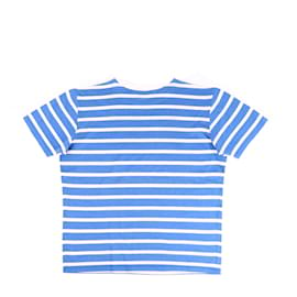 Hermès-HERMES  T-shirts T.International M Cotton-Blue