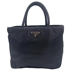 Prada-Black Prada Nylon Tote-Black