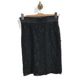 DOLCE & GABBANA Gonne T.Internazionale S Cotone Nero