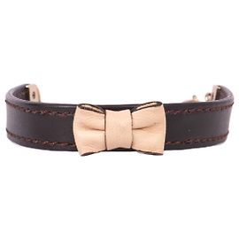 LANCEL  Bracelets T.  Leather Brown