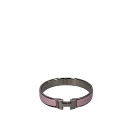 Hermès-Pink Metal Hermès Bracelet-Pink