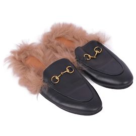 GUCCI  Mules & clogs T.EU 39 Leather Black
