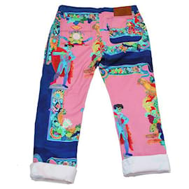 Versace-Pantalones-Multicolor