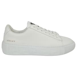 Versace-Versace Greca Sneakers-White