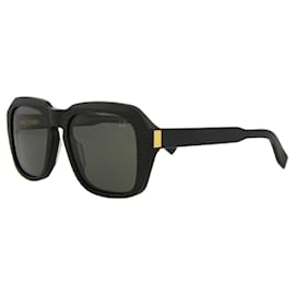 Alfred Dunhill-Lunettes de soleil carrées en acétate Dunhill-Noir