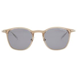 Montblanc Round-Frame Injection Sunglasses Brown