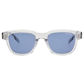Montblanc Square-Frame Acetate Sunglasses Grey