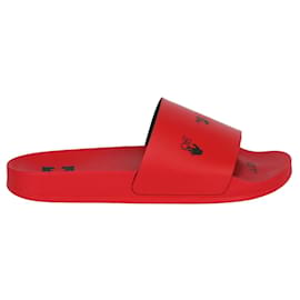 Off White Off-White Logo Slider Red