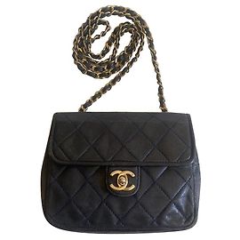 borsa a tracolla vintage di chanel Nero