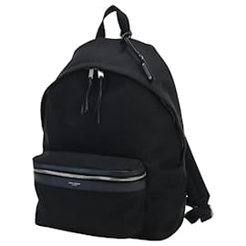 Saint Laurent-Saint Laurent City Backpack-Black