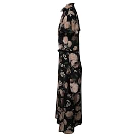 Erdem-Erdem Ella May High Neck Jumpsuit in Floral Print Silk-Other