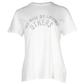 Camiseta Christian Dior conditionment de algodón blanco Blanco