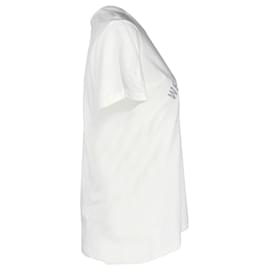 Dior-Christian Dior Konditions-T-Shirt aus weißer Baumwolle-Weiß