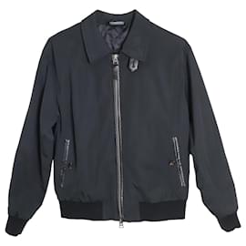 Tom Ford Bomber Jacket in Black Polyester Black