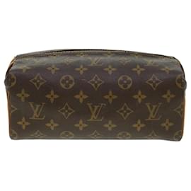 Louis Vuitton-LOUIS VUITTON Monogram Trousse Patte Pression Cosmetic Pouch M47636 Auth yk6877b-Monogram