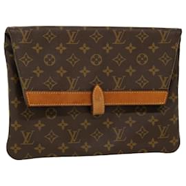 Louis Vuitton-LOUIS VUITTON Monogram Pochette Priant Business Bag M51805 LV Auth 41944-Monogram