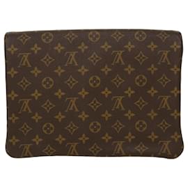 Louis Vuitton-LOUIS VUITTON Monogram Pochette Priant Business Bag M51805 LV Auth 41944-Monogram