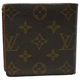 Louis Vuitton-LOUIS VUITTON Monogram Portefeuille Marco Portafoglio Bifold M61675 LV Aut 42145-Monogramma