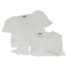 Prada-Camisa PRADA Nylon 2Definir Autenticação Branca 41299-Branco
