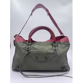 Balenciaga-Pink Lambskin City-Pink