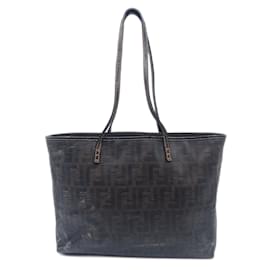 Fendi-Cabas Fendi en toile enduite marron-Marron