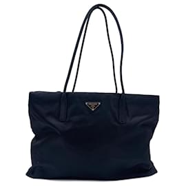 Prada-Black Prada Nylon Tote-Black