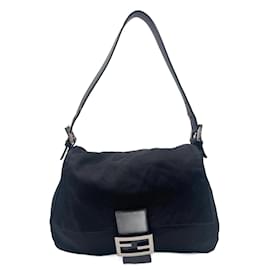 Fendi-Feutre Noir Fendi Baguette Mamma-Noir