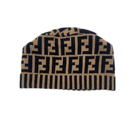 Beige Fabric Fendi Hat Beige