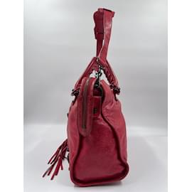 Balenciaga-Red Lambskin City-Red