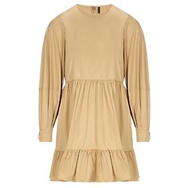 Autre Marque Vestido Effie Mother of Pearl Beige de algodón Beige