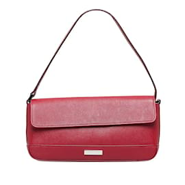 Burberry-Baguette in pelle-Rosso