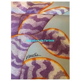 Hermès-" index bromeliaceae "-Multicolore