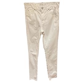 Isabel Marant Etoile-jeans-Blanc